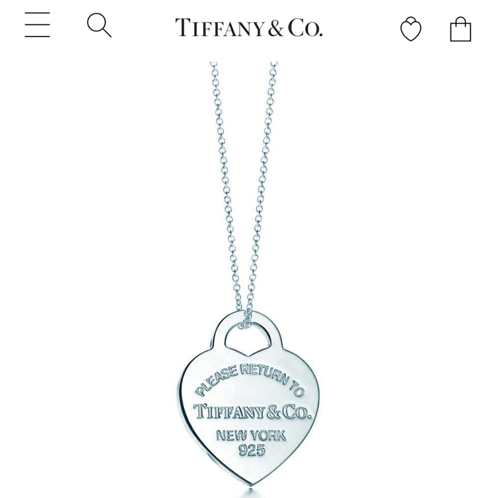 Tiffany heart necklace